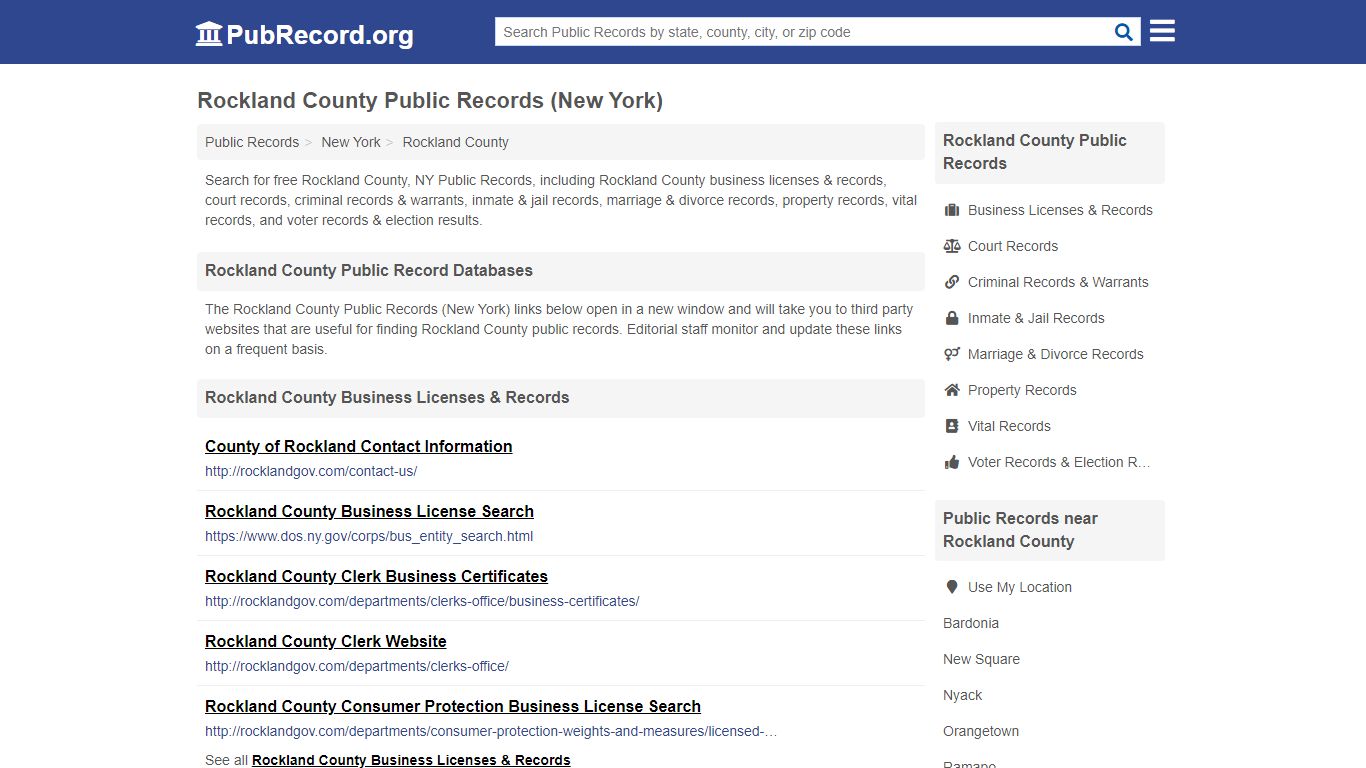 Free Rockland County Public Records (New York Public Records)